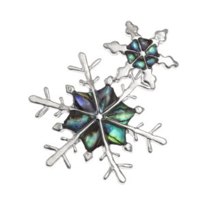 snowflake brooch