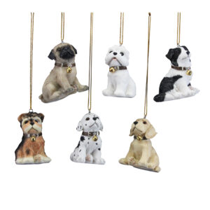 15122 resin puppy decorations small assorted