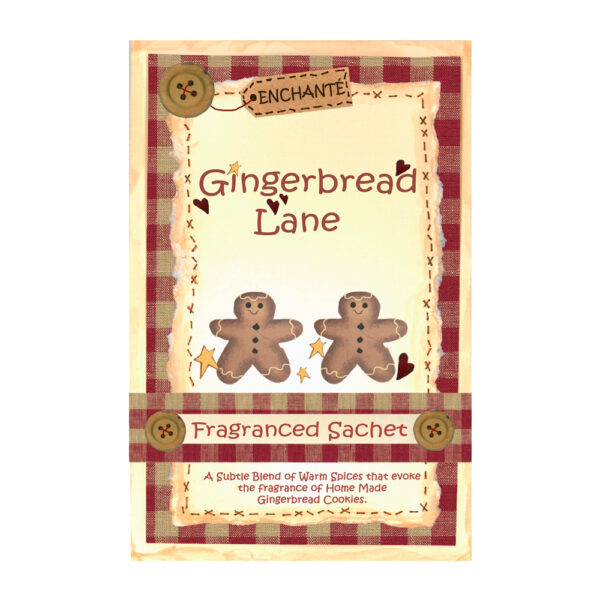 gingerbread lane fragranced sachet