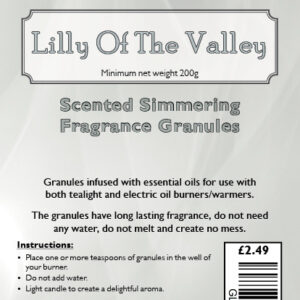 lilly of the valley granules label