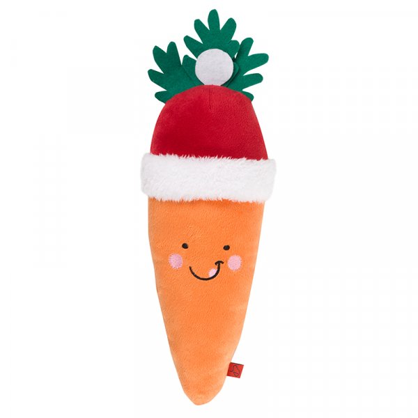 Zoon Santa Carrot Dog Toy with Squeaker ( Kevin ) - Old Rowlands